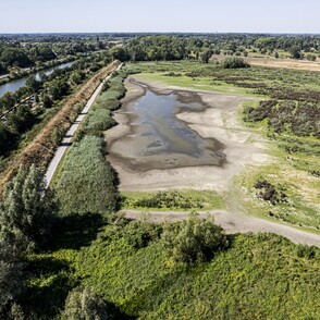 Paysage sécheresse Belgique 