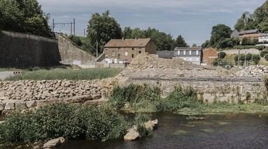 Mise à ciel ouvert du Ruyff, cours d'eau. ©Moll - Ville de Limbourg