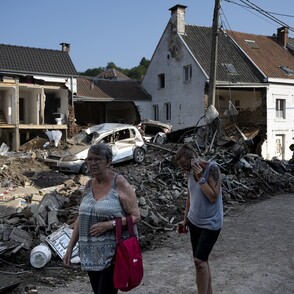 Femmes vulnérables suite aux inondations de la Vesdre en 2021 en Belgique. Journée internationale de la femme 